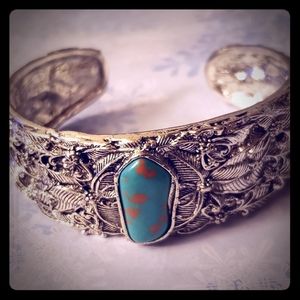 Turquoise cuff bracelet